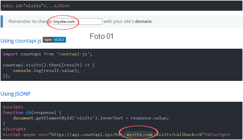 Instalar Contador Numérico de Vistas
