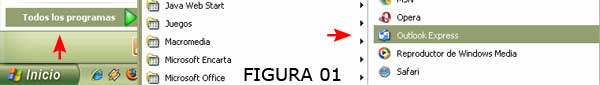 Abrir Outlook Express