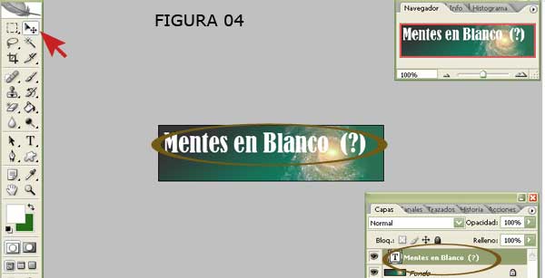 Centrar Textos en Photoshop