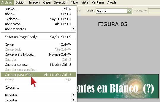 Guardar un banner para la web