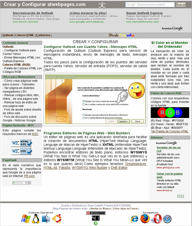 primera-portada crear y configurar