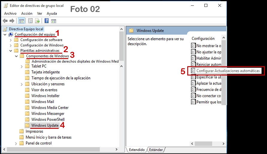 Bloquear Actualizaciones en Windows
